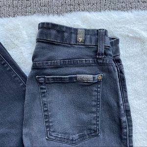 7 For Mankind High Waist Ankle Skinny Jeans
